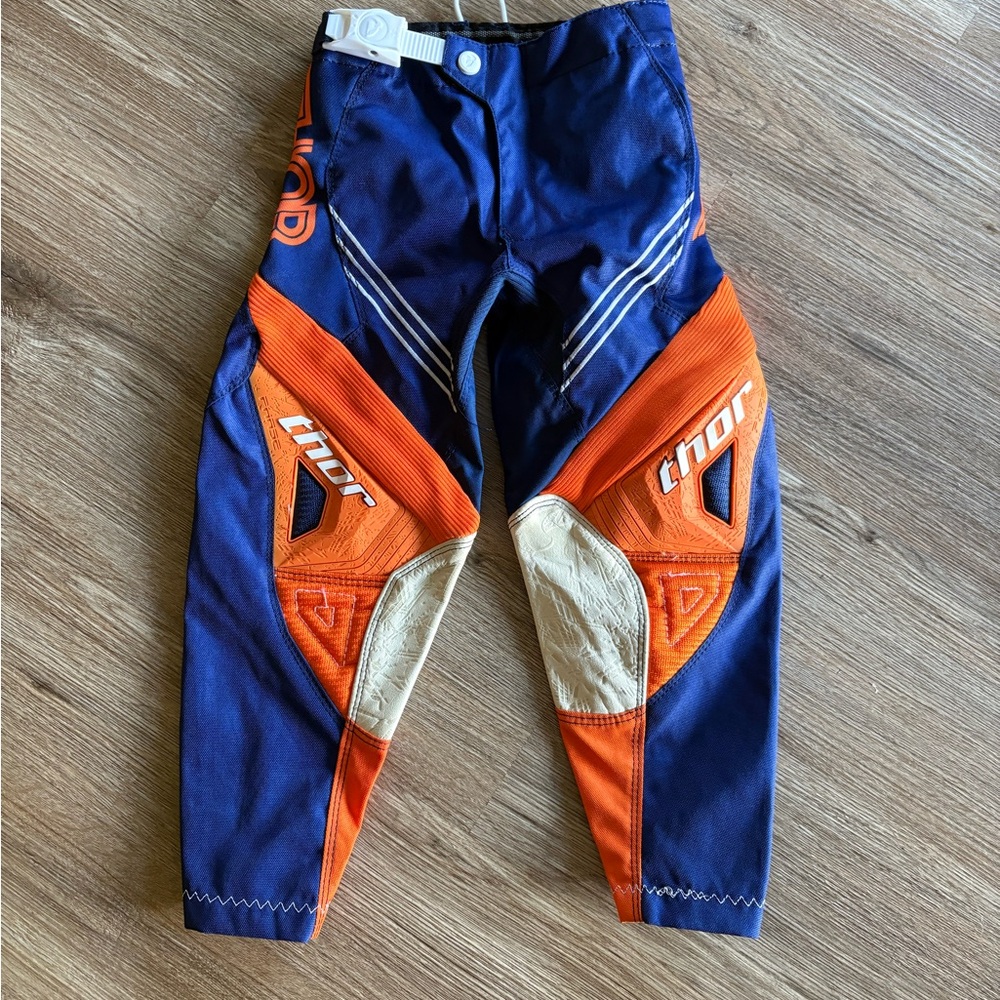 Thor Kids Casual Pants - Blue and Orange